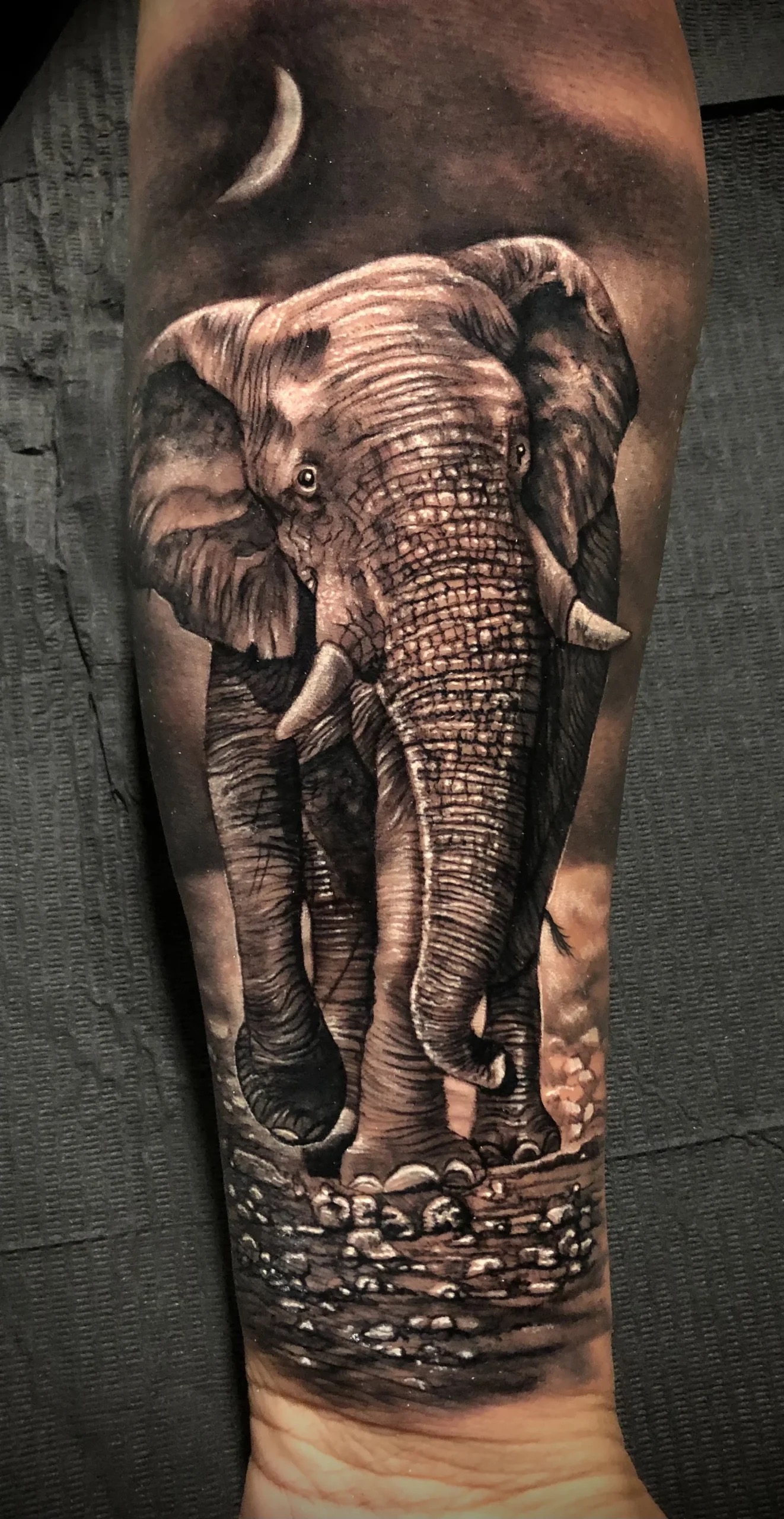 Greek statue tattoo
